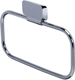 Geesa - Shift Handdoekhouder Handdoekring Chroom