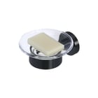 Geesa - Nemox Brushed metal black Zeephouder Zeepschaal