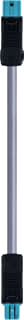 Isotel - BST14I2 B2CA Patchkabel inst.bare gebouwinstall. Kpplsn Bl 1M Zw