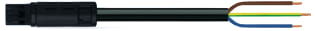 Wago - Patchkabel inst.bare gebouwinstall. Kab M-O 4M 3X2,5 Zw.