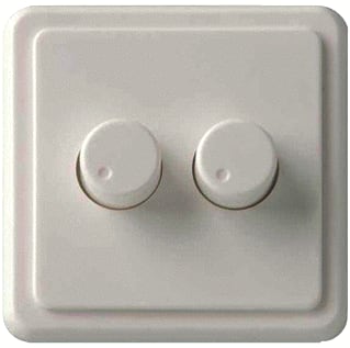 Lumiko - Duo Bed.element / centr.pl. schakelmat. Klem Lumiko Duo-Afd-Ph-W