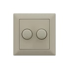 Lumiko - Duo Bed.element / centr.pl. schakelmat. Klem Lumiko Duo-Afd-Jg-C