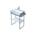 Duravit - DuraSquare Meubel/tafelonderstel ondstl mtl mt zw