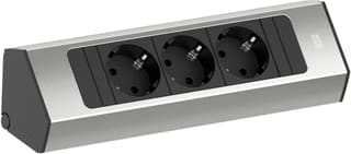 Bachmann - Contactdooscombinatie Casia2 Krt 3X230V 2M Rvs