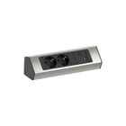 Bachmann - Contactdooscombinatie Casia2 Krt 3X230V Usb Rvs