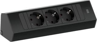 Bachmann - Contactdooscombinatie Casia2 Krt 3X230V 2M Zw