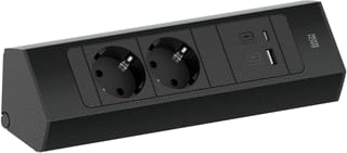 Bachmann - contactdooscombinatie CASIA2 KRT 2X230V 2M ZW