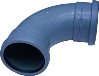 Pipelife - Topfit Fitting met 2 aansluitingen Tf Bcht 40 90Gr M/M Zw Gr