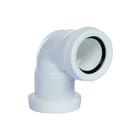 Pipelife - Fitting met 2 aansluitingen Pp Bocht 90 32Mm Wit