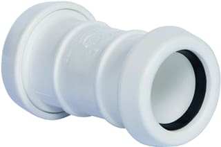 Pipelife - Fitting met 2 aansluitingen Pp Steekmof 40 Wit