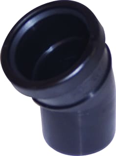 Pipelife - Fitting met 2 aansluitingen Pp Bocht 125-30Gr Ms Zw