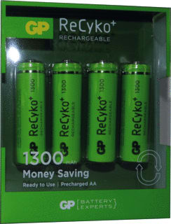 GP - Batterij, oplaadbaar nimh recyko+ aa 1300    br4