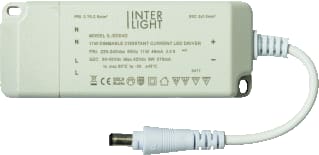 Interlight - EasyFit LED driver Downl Driver 15W Dimb