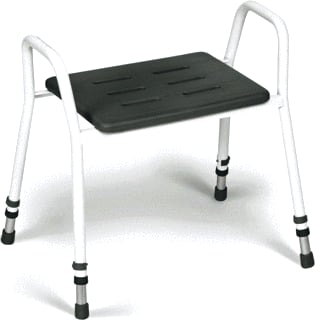 Linido - Tabouret Hand Dchezitt Aluwit Grijs Zit