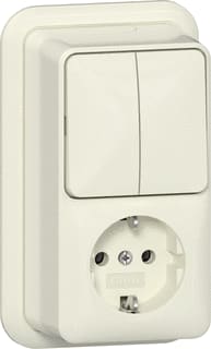 Gira - Opbouw Combinatie schakelaar/wcd comb wcd ra serie cwg opb