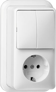 Gira - Opbouw Combinatie schakelaar/wcd com wcd ra serie zwg opb