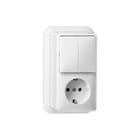 Gira - Opbouw Combinatie schakelaar/wcd com wcd ra serie zwg opb