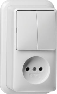 Gira - Opbouw Combinatie schakelaar/wcd comb wcd 2p serie cwg opb