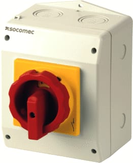 Socomec - Lastscheider Como 3X25A Yllw/Red Hndle