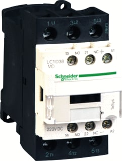 Schneider Electric - TeSys Deca Advanced Magneetschakelaar Contac 3 Pol 38A Ac3 220Vdc