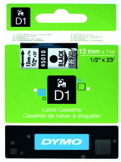 Dymo - D1 Labeltape Tape 12 Tr/Zw