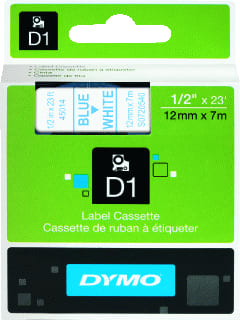 Dymo - D1 Labeltape Tape 12Mm W/Bl