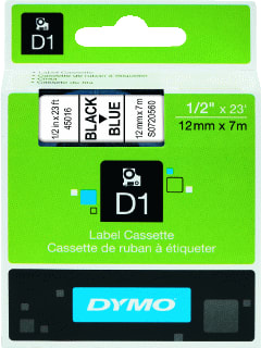 Dymo - D1 Labeltape Tape 12Mm Bl/Zw