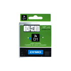 Dymo - D1 Labeltape Tape 12Mm Ro/Zw