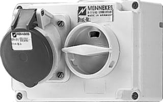 Mennekes - CEEform CEE-wandcontactdoos wcd cee 3p 16a 230v duo