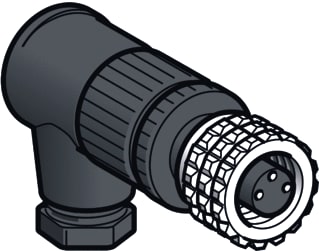 TeSensors - Ronde (industrie) connector connector m8 3p haaks v