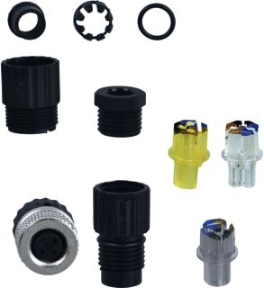 TeSensors - Ronde (industrie) connector Connector M8 3P Recht V