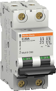 Schneider Electric Merlin Gerin - Installatieautomaat c60n 2p c16a ul/csa