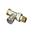 Danfoss - RLV Radiatorvoetventiel 15 Recht Buiten Draad
