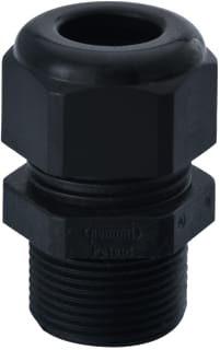 Hummel - HSK-K Wartel kabel-/buisinvoer Ritl M25 Zwart Lange Tap
