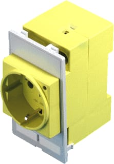 Rittal - SZ Comp. v. uitbouw kast/lessenaar Contactdoos Schroefklem