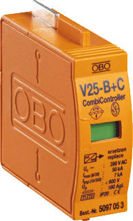 OBO - V25 Gecombineerde afleider energietech. Moduul Overspafl V25-B/0