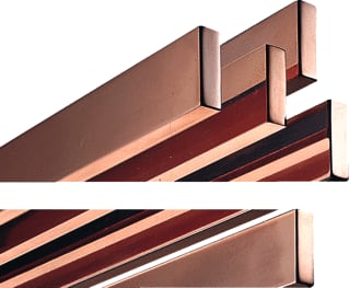 Rittal - SV RiLine Railkoper Sv Cu-Rail 12X10 Lg2.4