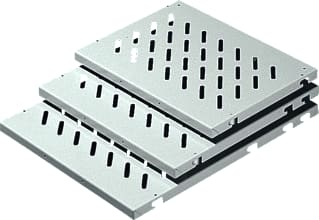 Rittal - DK Comp. v. uitbouw kast/lessenaar Legb Sleuf 50Kg 671X500