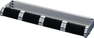 Rittal - DK Kabel/draadgeleider kast/lessenaar Rang Pan Glasvez 1He