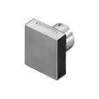 EAO - Serie 61 - opbouw Lens drukknop/signaallamp Lens Vierkant Blauw 20Mm
