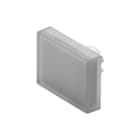 EAO - Serie 61 Lens drukknop/signaallamp Lens Rechthk Verz Zwart 24