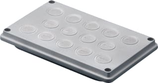 Rittal - ISV Invoerplaat sparing kast/lessenaar Kabelinv Wart M25/32