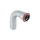 Geberit - Mapress C-staal Fitting met 2 aansluitingen Mapr.Bocht 90Gr C/St Glad 18Mm
