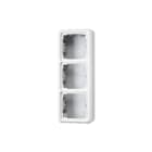 Jung - CD500 Opbouwbak inbouwschakelmateriaal Opbouwkap 3-Voudig Wit Cd