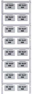 Weidmüller - Tekststrookblad TKSTSTRK CC15/27KMCSDR DS16