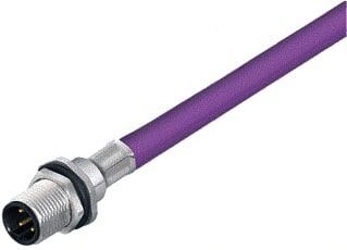 Weidmüller - Ronde connector, inbouw (met kabel) 2484420200