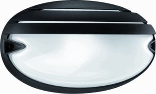 Performance in lighting - CHIP Plafond-/wandarmatuur Ov 25 Grill Zwart E27