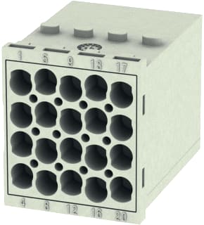 Weidmüller - Contactblok v rechthoekige connect. HDC MHE 20 MC