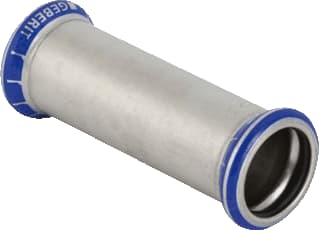 Geberit - Mapress RVS Fitting met 2 aansluitingen Mapr Sok Lang 108