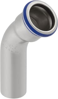 Geberit - Mapress RVS Fitting met 2 aansluitingen Mapr Bo 45Gr 88,9 1 X Glad